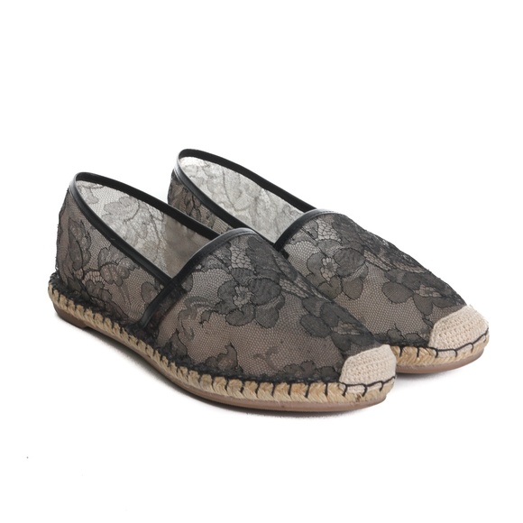 valentino lace espadrilles